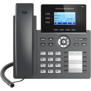 Grandstream GRP2604 IP Phone | 3 Lines, 6 SIP Accounts | 2.7-Inch LCD Display
